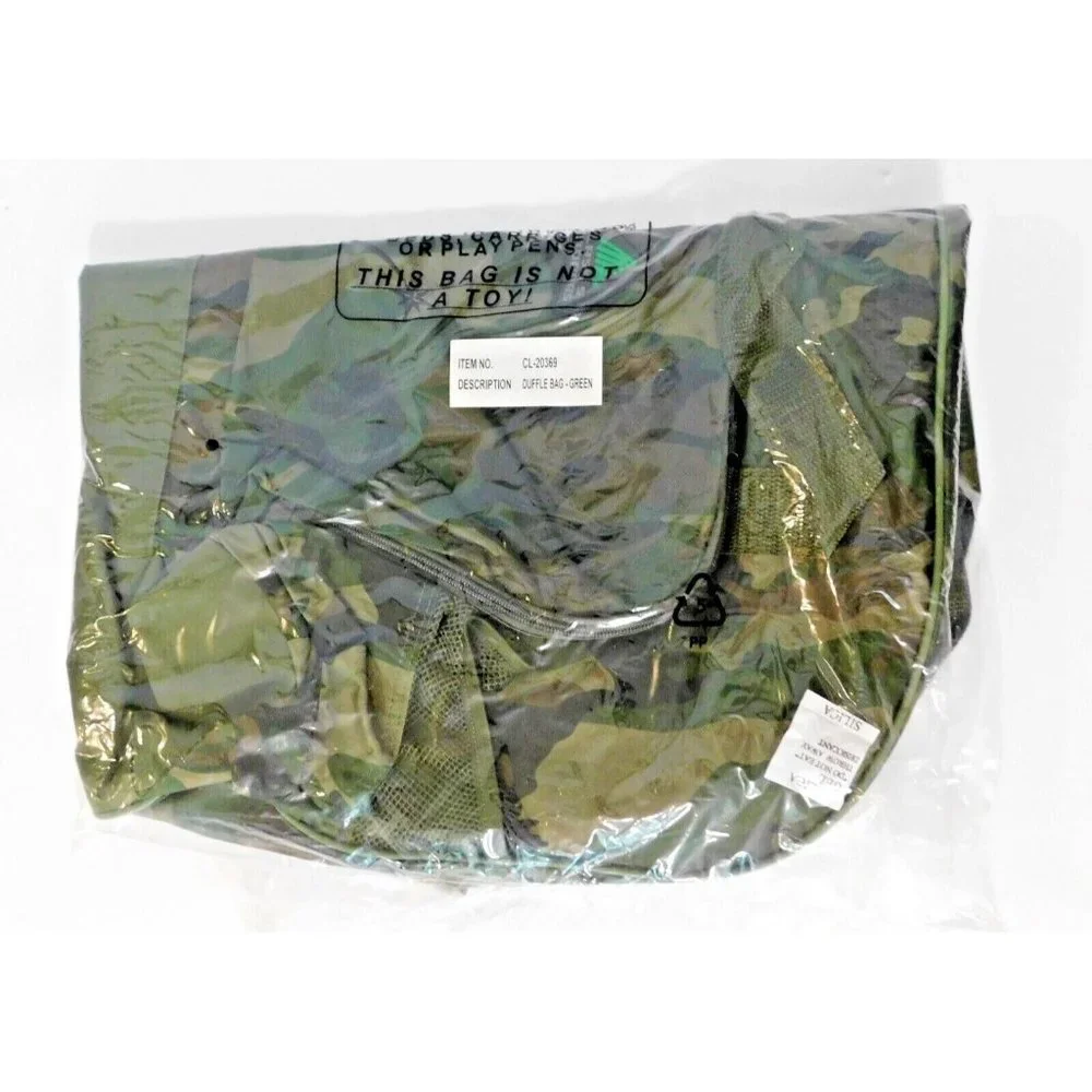 WinStar World Casino Green Camouflage Duffle Bag Class 5 Outdoors NEW